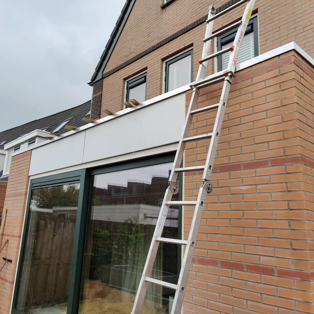 Traditionele uitbouw in Sliedrecht